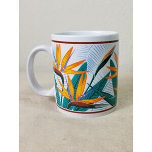 Aloha Hawaii 1996 Coffee Mug Tea Cup 4" Island Treasures 12oz Bird of Paradise